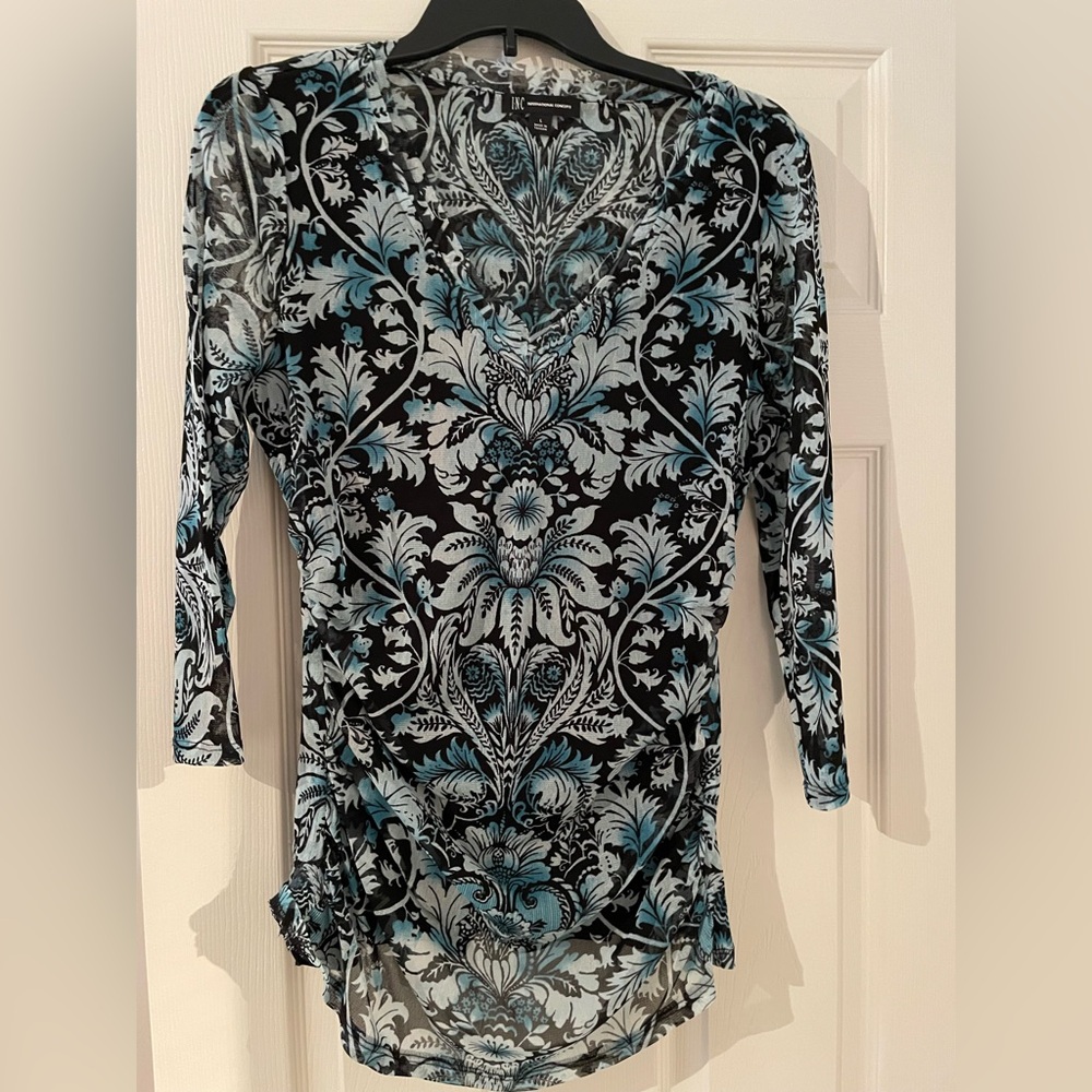 INC International Concepts Patterned Women's Top